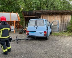 Übung Rekruten und Jugendfeuerwehr