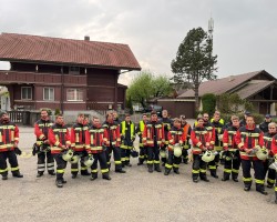 Übung Rekruten und Jugendfeuerwehr
